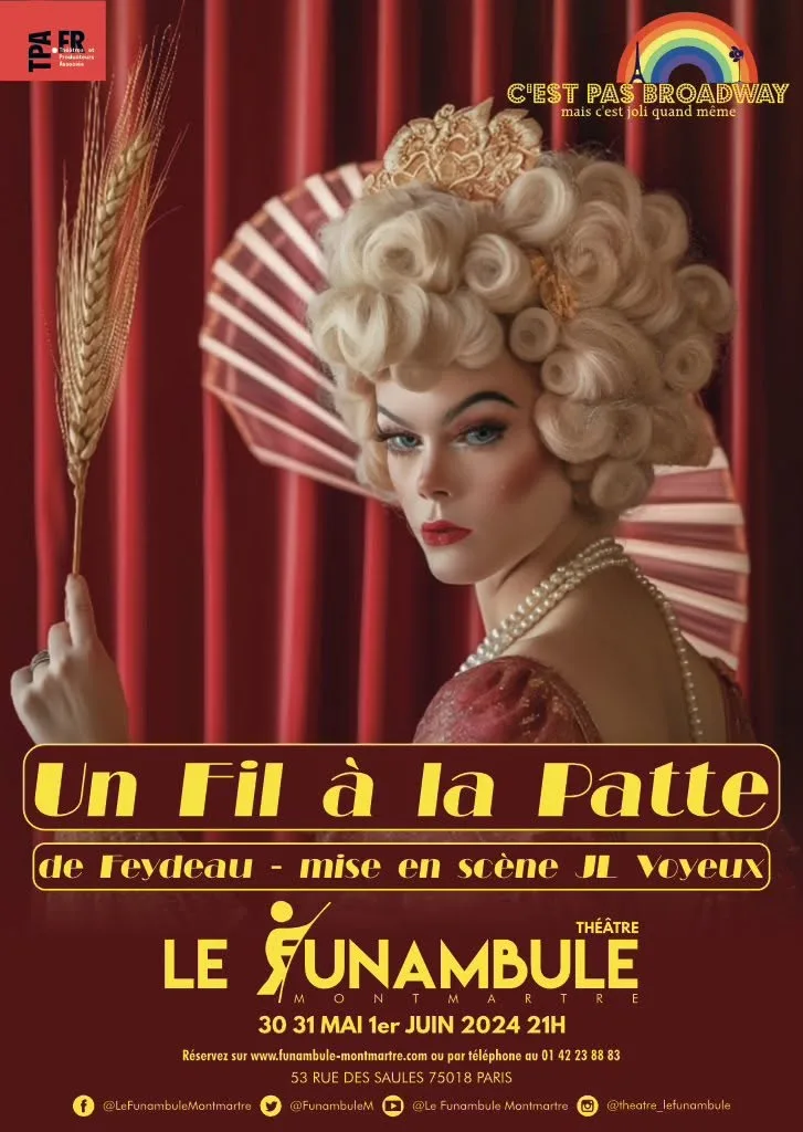 Affiche du spectacle Un Fil à la patte
