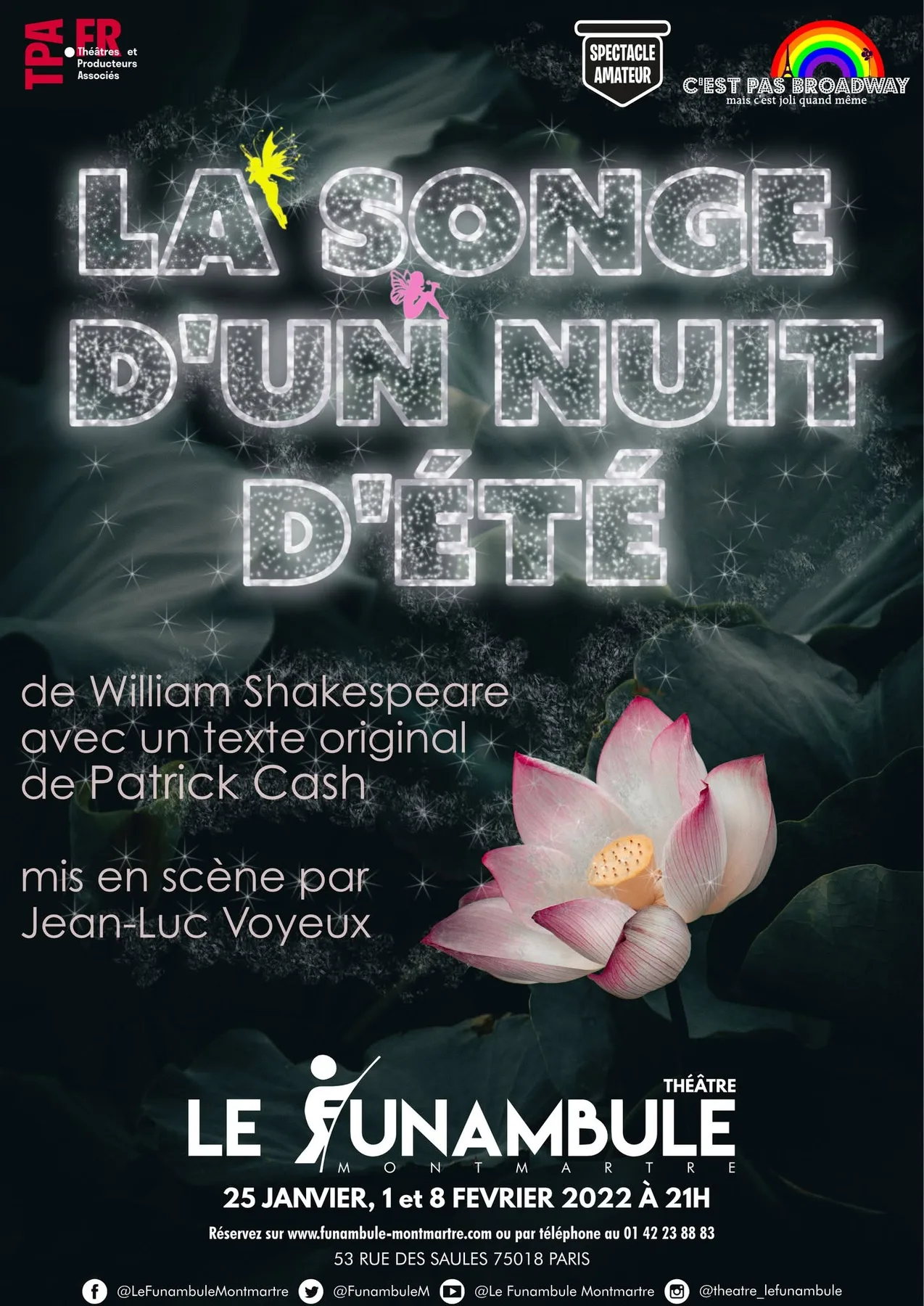 Affiche du spectacle La Songe d'un nuit d'été II