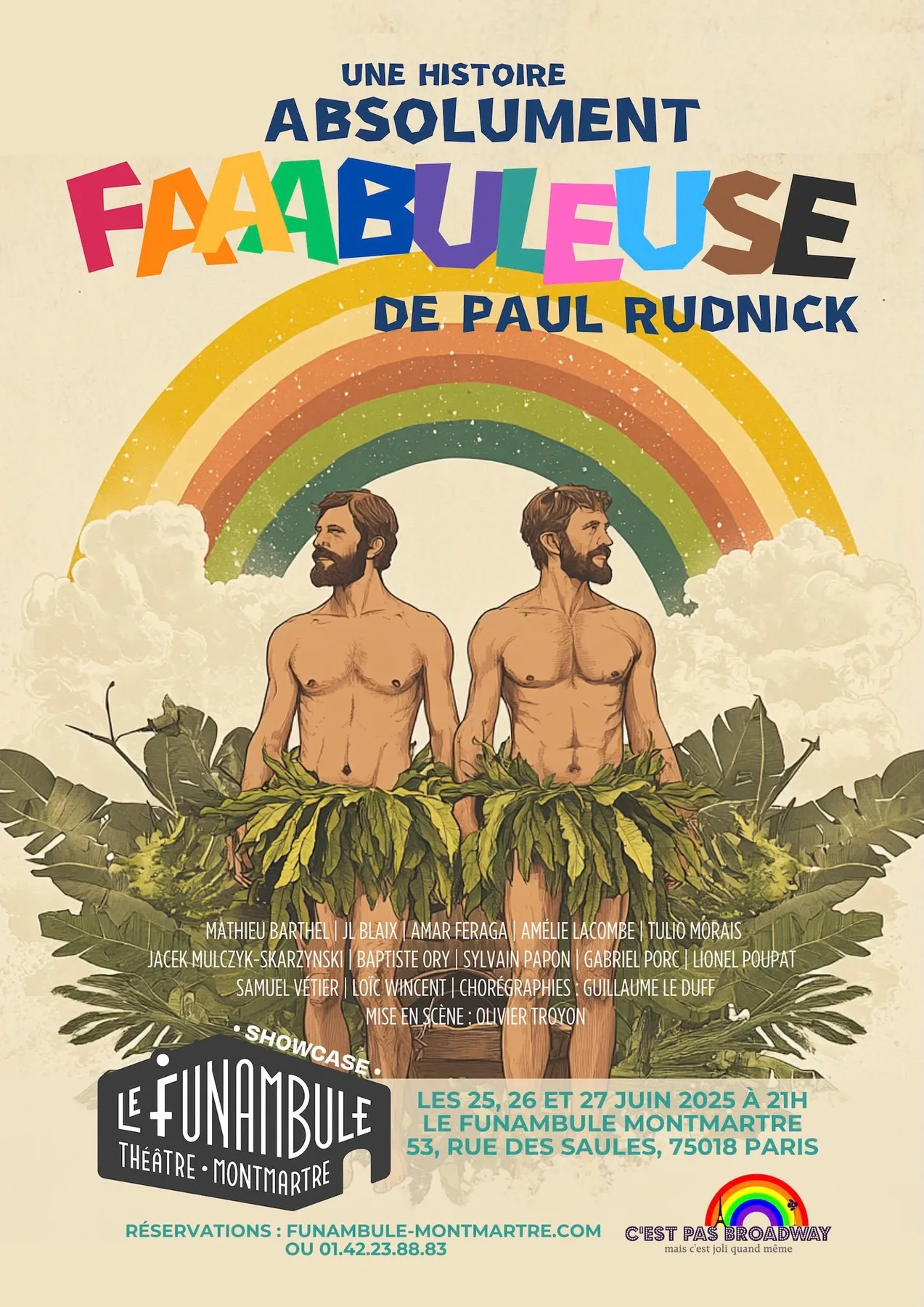 Affiche du spectacle Une Histoire absolument faaabuleuse