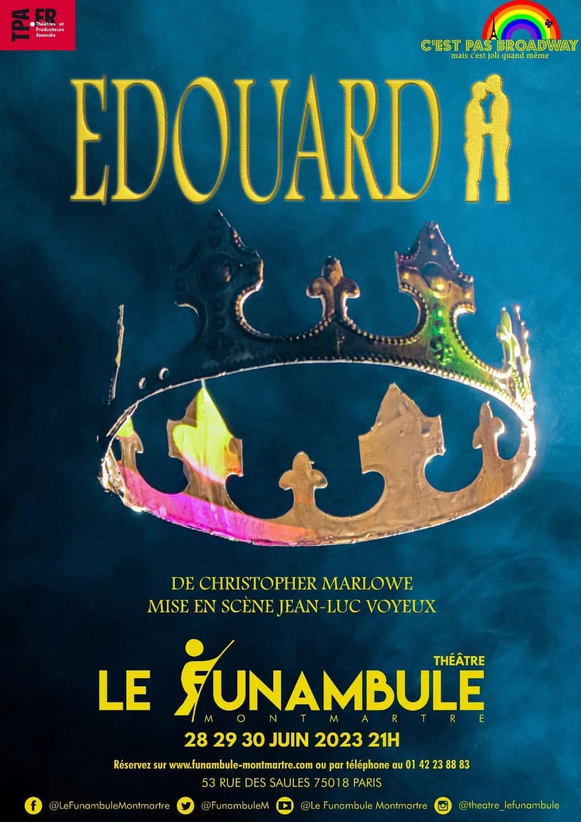Affiche du spectacle Edouard II